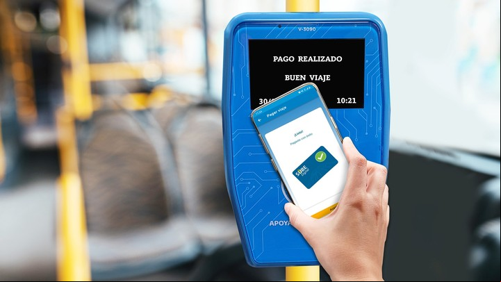 El transporte se podrá pagar con cualquier medio less.