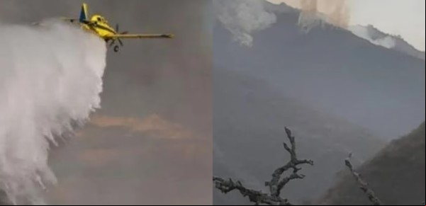 Desesperada búsqueda de un avión hidrante que desapareció mientras combatía incendios en La Rioja

