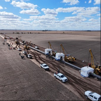 En una prueba de rutina se rompió un tramo de una obra clave para sustituir importaciones y ahorrar dólares