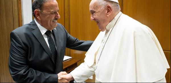 El Papa Francisco recibió a Ricardo Quintela, el ultra kirchnerista enfrentado a Milei que se perfila para presidir el PJ tras la renuncia de Alberto Fernández