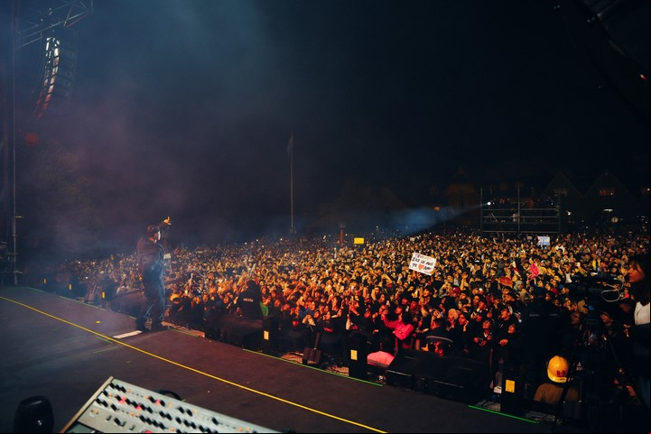 El público vibró al ritmo de las canciones del artista de La Boca. Creditos: Monster Energy Winter Jam.