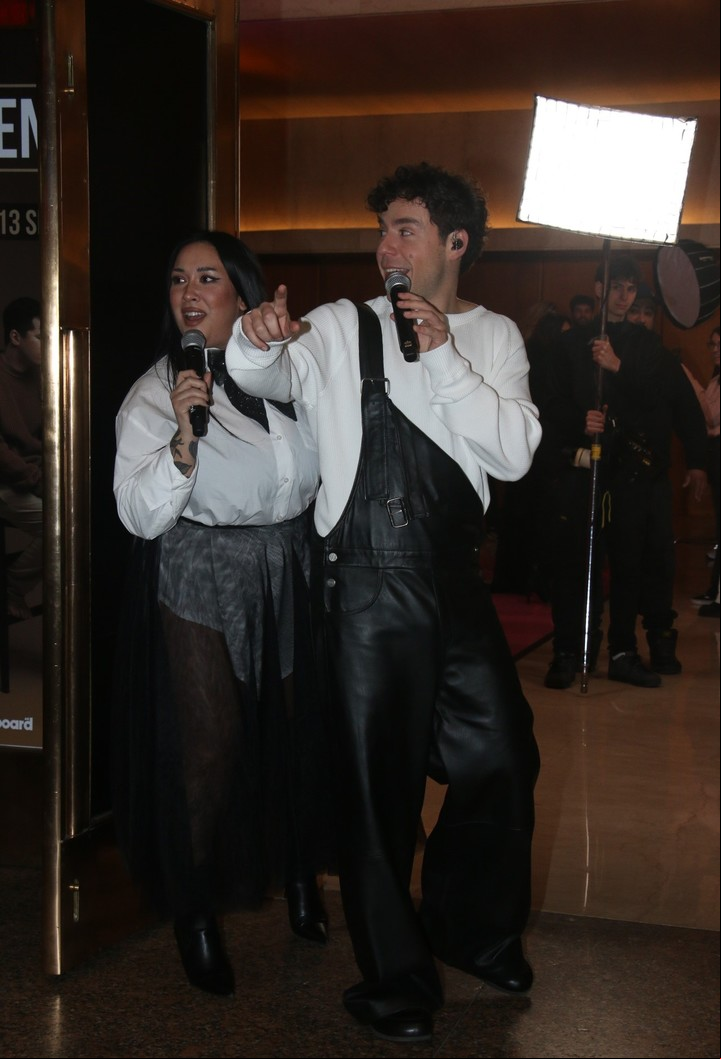 Evelyn Boto y Fer Dente en el Cris Morena Day. Foto: Movilpress.