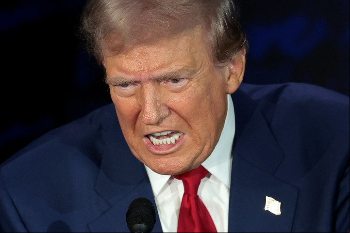 Donald Trump se despegó de la invasión del Capitolio. Foto Win McNamee/Getty Images/AFP