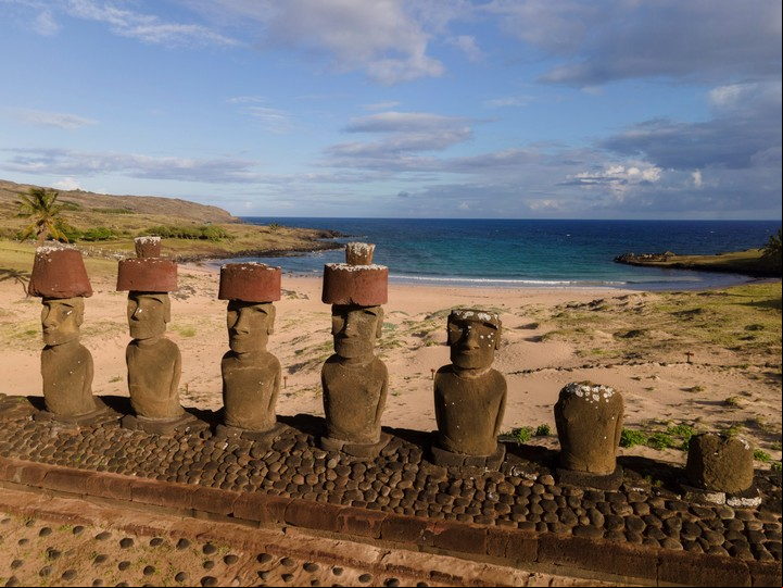 Se demostró que los habitantes de la Isla de Pascua ya cruzaban el Pacífico entre 1250 y 1430 (AP).