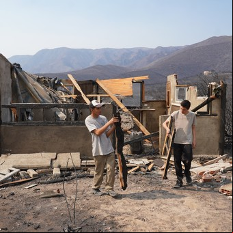 "Esto era un paraíso, el fuego no tuvo piedad": los que perdieron sus casas por los incendios en Córdoba y ya piensan en la reconstrucción
