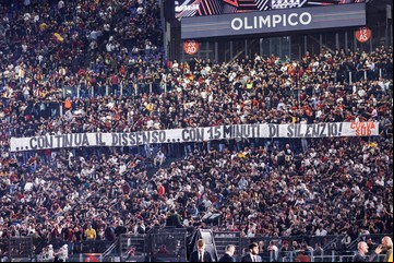 Por qué los hinchas de la Roma protestaron con "15 minutos de silencio", en el pobre empate ante Athletico de Bilbao por Europa League