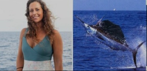 Murió una surfista al ser impactada por un pez espada