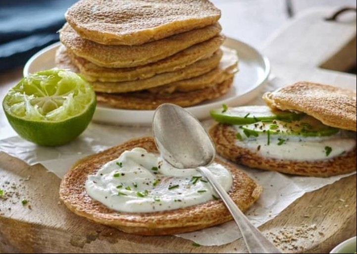 Tortitas de salvado de avena, una opción saludable.