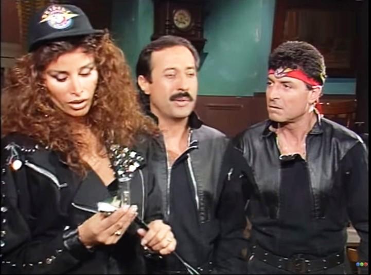 Con lla y Gino Reni en "Brigada Cola".