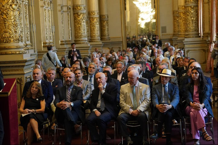 Personalidades de la Justicia, la política y la sociedad participaron de la gala. Foto Emmanuel Fernández