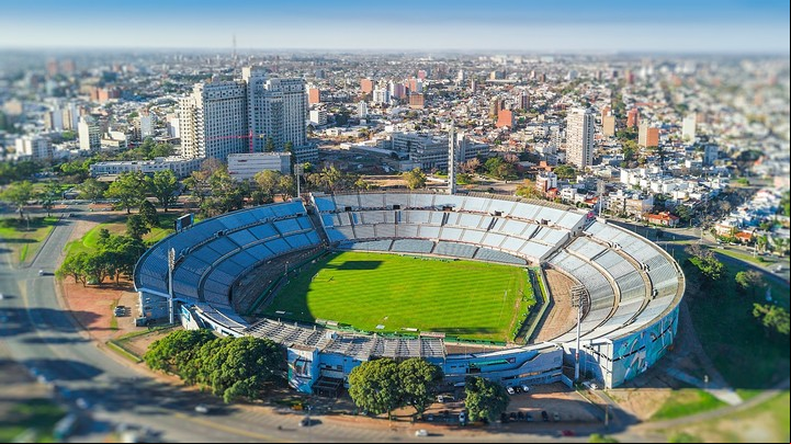 El Estadio Centenario de Montevideo.