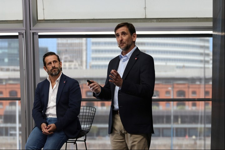 Maximiliano Sastre, Director Comercial de Clarín y Hernán Baccaro, Gerente Comercial