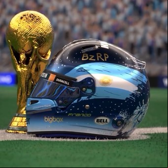 Franco Colapinto lucirá un diseño especial en su casco para el GP de Qatar: homenaje a los campeones del mundo, a metros de Lusail