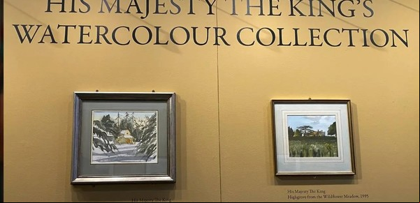 Exponen una pequeña colección de acuarelas originales pintadas por Carlos III