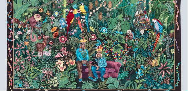 Art Basel Miami: así es la lujuriosa selva urbana de dos artistas argentinos que se destaca en la Feria