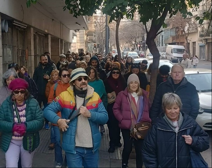 Los caminantes de Paisajeantes recorren barrios tradicionales de la Ciudad de Buenos Aires. Foto: .
