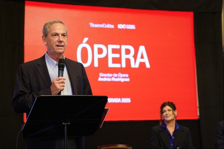 Andrés Rodríguez, el Director de Ópera del Teatro Colón. Foto: Juano Tesone