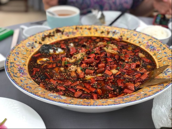 Pescado hervido picante. Foto: Clarín