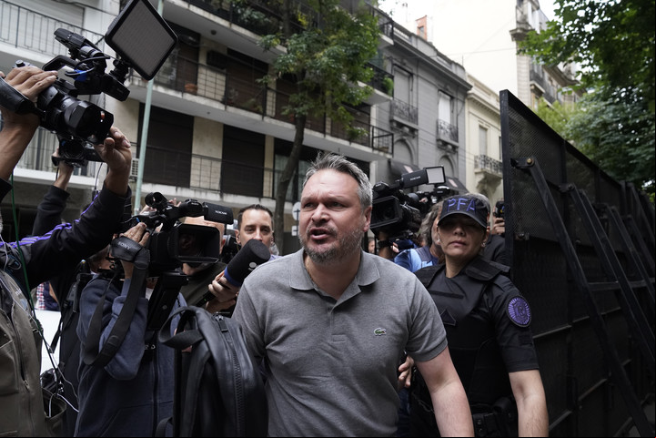 Timur Salomatin, codirector de la Casa de Rusia, el segundo ruso en negarse al control de alcoholemia en Navidad en Buenos Aires. Foto: Maxi Failla