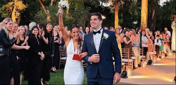 Se comprometieron en París 2024 y se casaron con un 'fiestón' en Buenos Aires: así fue la boda entre el 'Gladiador' Pablo Simonet y la 'Leona' Campoy
