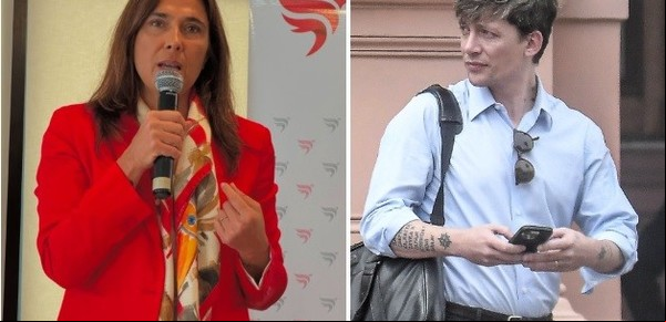 Qué dijo y cómo reaccionó María Eugenia Talerico, enfrentada con Santiago Caputo, ante la designación de su exmarido en la UIF