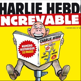 "Indestructible": Charlie Hebdo conmemora en su tapa los 10 años del atentado terrorista contra su redacción