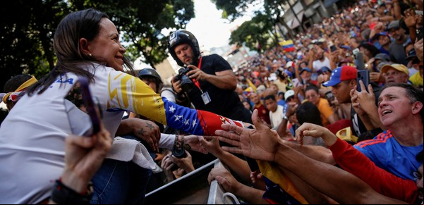 María Corina Machado denunció el secuestro de  más de 30 opositores en Venezuela