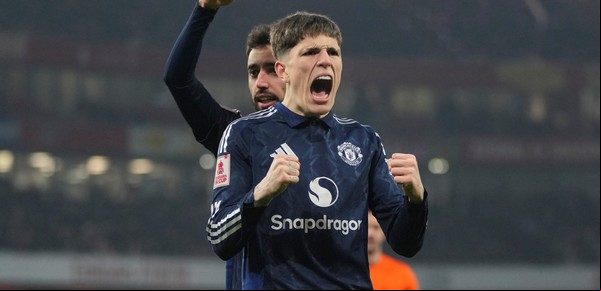 Manchester United dio el golpe en la Copa FA: asistencia de Garnacho y penal de Lisandro Martínez para eliminar al Arsenal en Londres