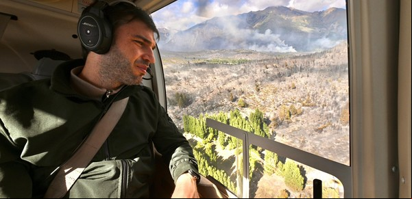"Son chantas protegidos": el gobernador Nacho Torres acusó a la RAM y a grupos del Conurbano por los incendios en Chubut