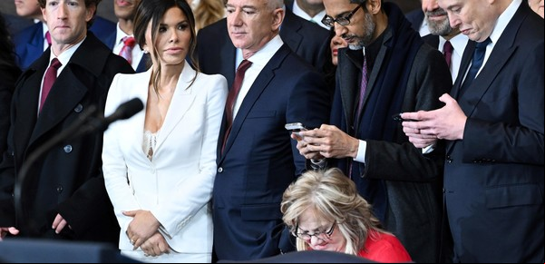 Elon Musk, Mark Zuckerberg y Jeff Bezos, protagonistas en la asunción de Donald Trump