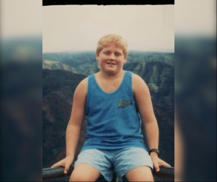 Johnson, durante su infancia. Foto: captura de video/Instagram @bryanjohnson_.