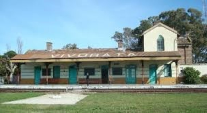 Estación de tren de Vivoratá, partido de Mar Chiquita.