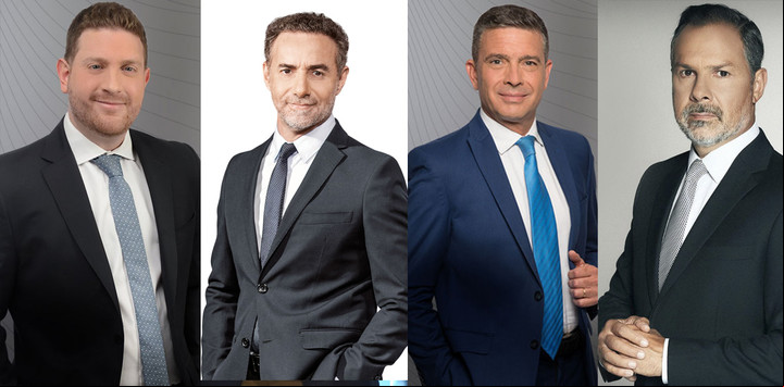 Jonatan Viale, Luis Majul, Pablo Rossi y Gustavo Sylvestre, estarán a las 20 horas, en los canales de noticias.