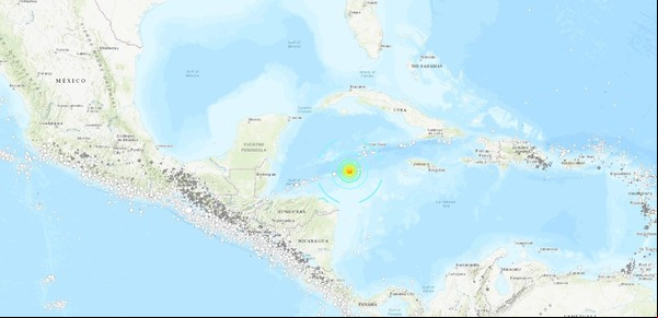 Terremoto en el Caribe: el impactante video que muestra cómo se sintió bajo el mar