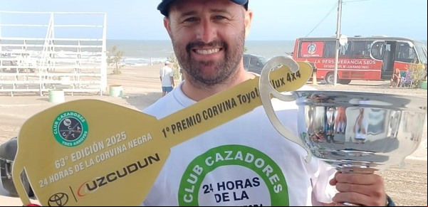 Las 24 horas de la corvina negra: quién ganó la camioneta 4x4 y el resto de los pescadores que completaron el podio