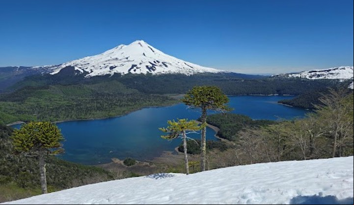Una imagen de la región de la Araucanía, Chile. Foto: Google Maps