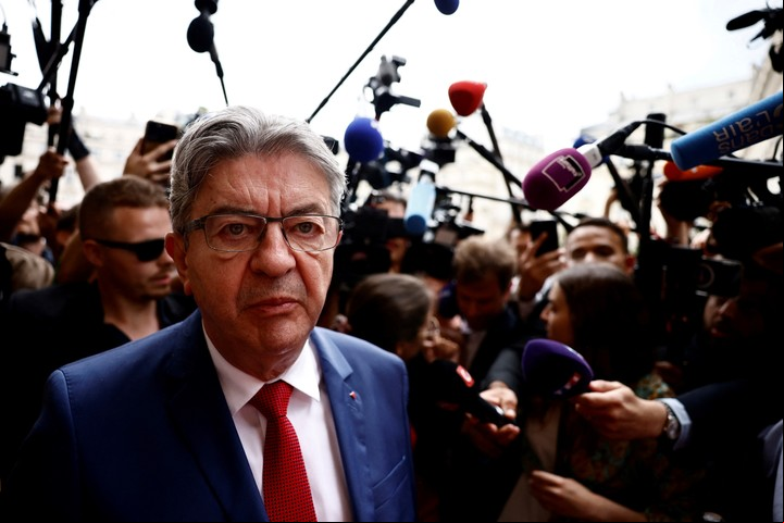Jean-Luc Mélenchon, líder de Francia Insumisa, busca una alianza de izquierda. Foto: REUTERS
