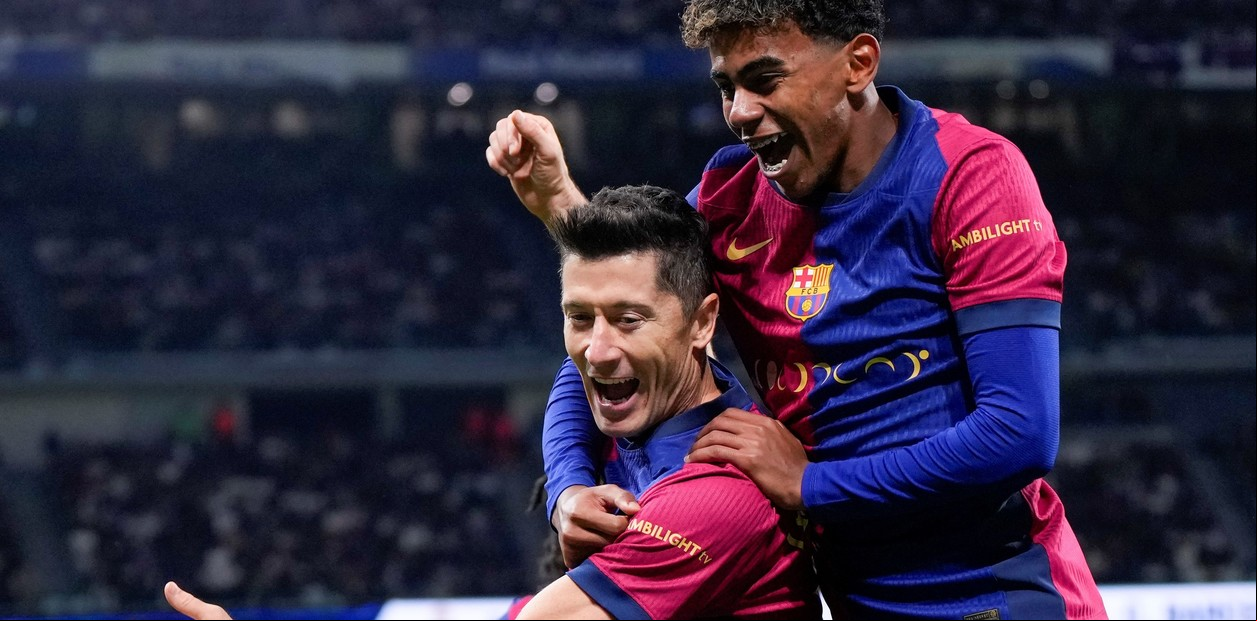 La nueva MSN del Barcelona: Lamine Yamal, Lewandowski y Raphinha, a la par de Messi, Neymar y Luis Suárez, con números para hacer historia