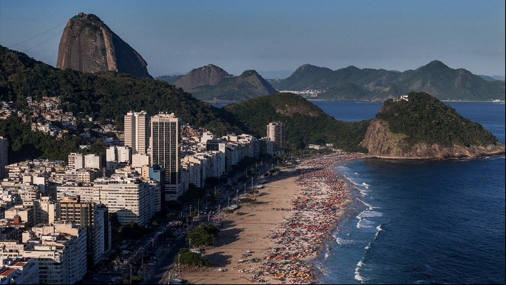 Las playas de Río de Janeiro. Foto EFE/ Antonio Lacerda