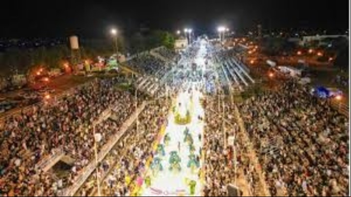 Corsódromo de Gualeguaychú, el escenario del carnaval más importante de Argentina.