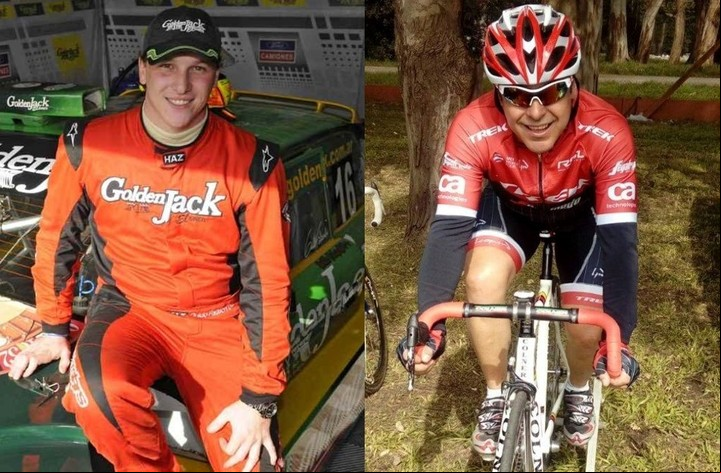 El piloto de TC Guido Falaschi y el ciclista Carlos Pidal murieron en distintos accidentes en el autódromo "Juan Manuel Fangio", de Balcarce.