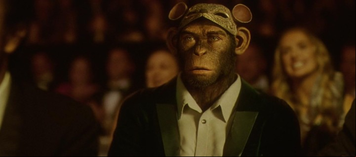 No es un mono (bueno, sí), es Robbie Williams. Foto Diamond Films