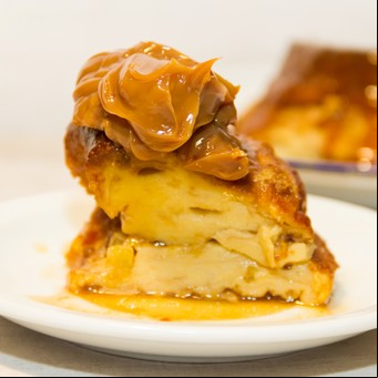 Budín de pan casero fácil