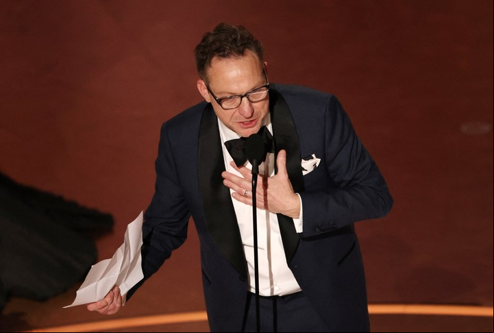 Lol Crawley le dio a "El brutalista" su primer Oscar. Foto Reuters