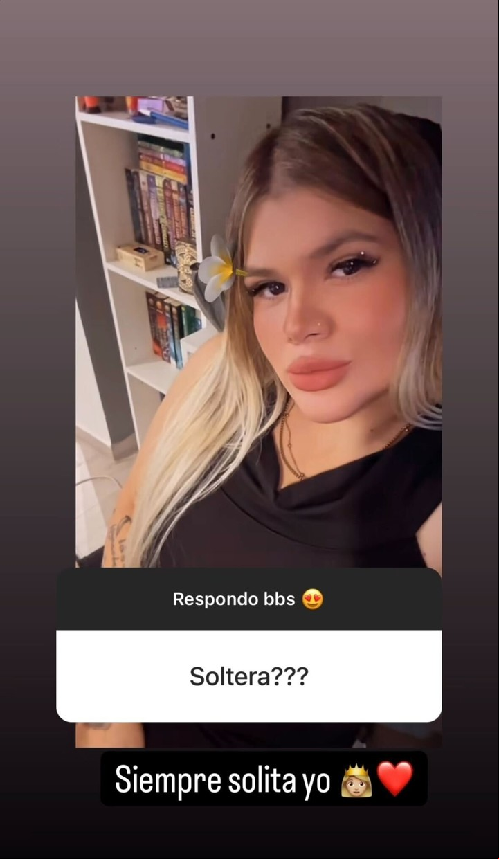 Morena Rial cuando anunció que estaba separada del padre de su segundo hijo. Foto: Instagram