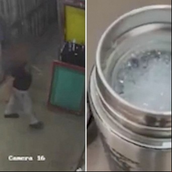 Se enteró que ascendieron a su compañera de trabajo y la filman cuando la intenta envenenar 