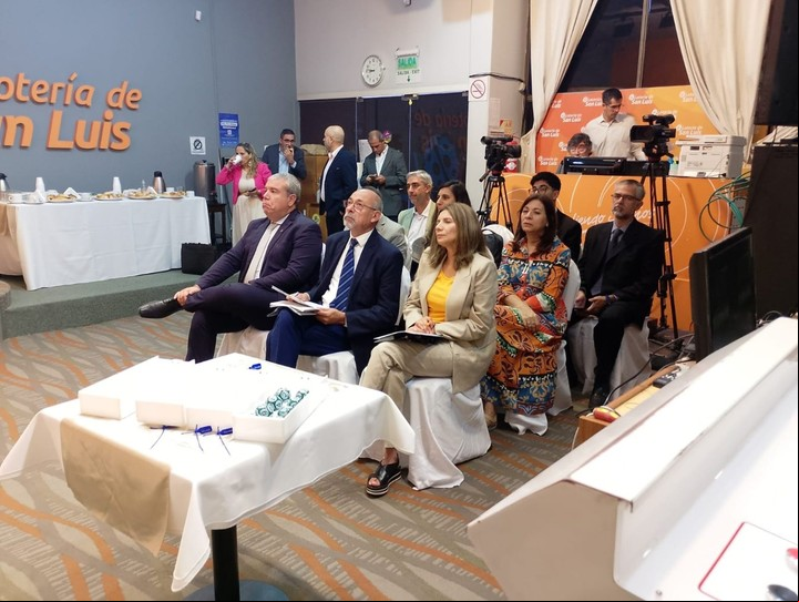 El sorteo para el narcotest para funcionarios de San Luis se realizó en la Lotería de la Provincia.