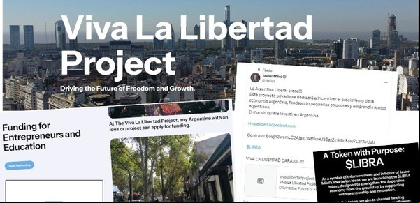 Insólito: el único emprendimiento que muestra "Viva la Libertad Project", el sitio que Milei tuiteó por la cripto $LIBRA, es una panchería que cerró en 2021