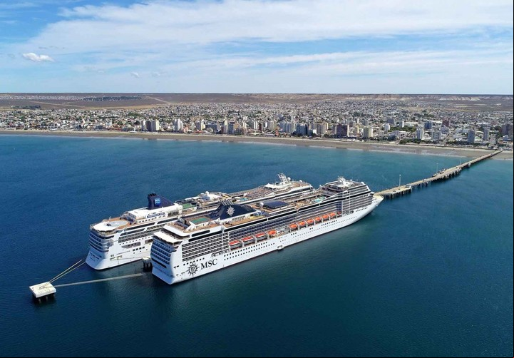 Cruceros en Puerto Madryn.