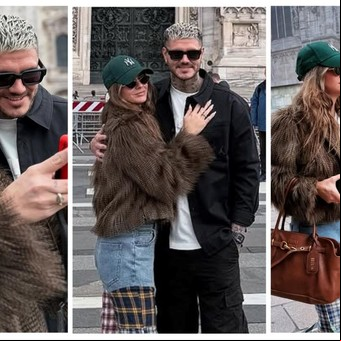 El romántico viaje de Mauro Icardi con la China Suárez en Milán: todas las fotos 